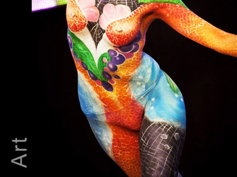 Couple's Stunning Bodypainting Work Known Worldwide